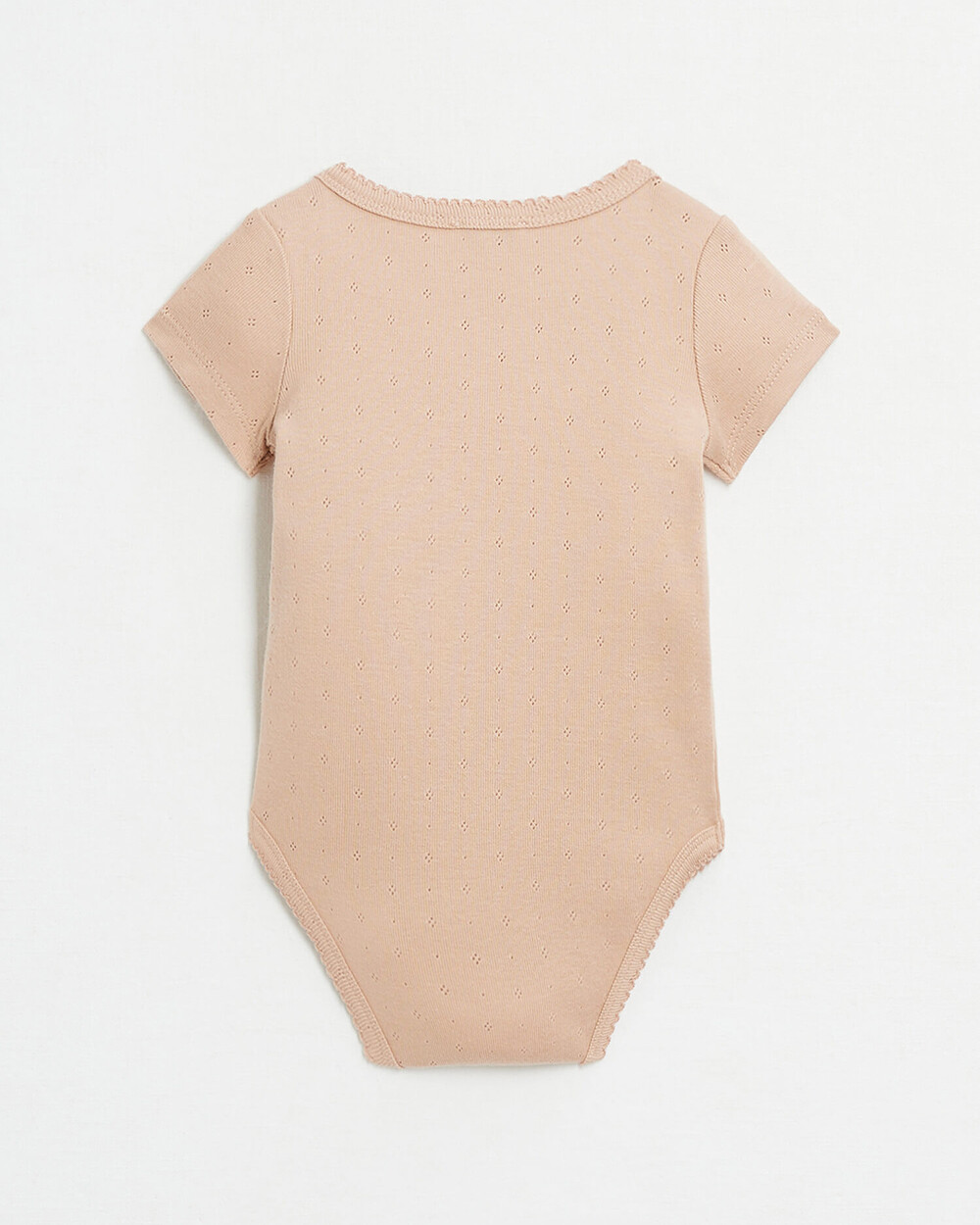 Body croisé fantaisie manches courtes Coloris bois de rose Natalys