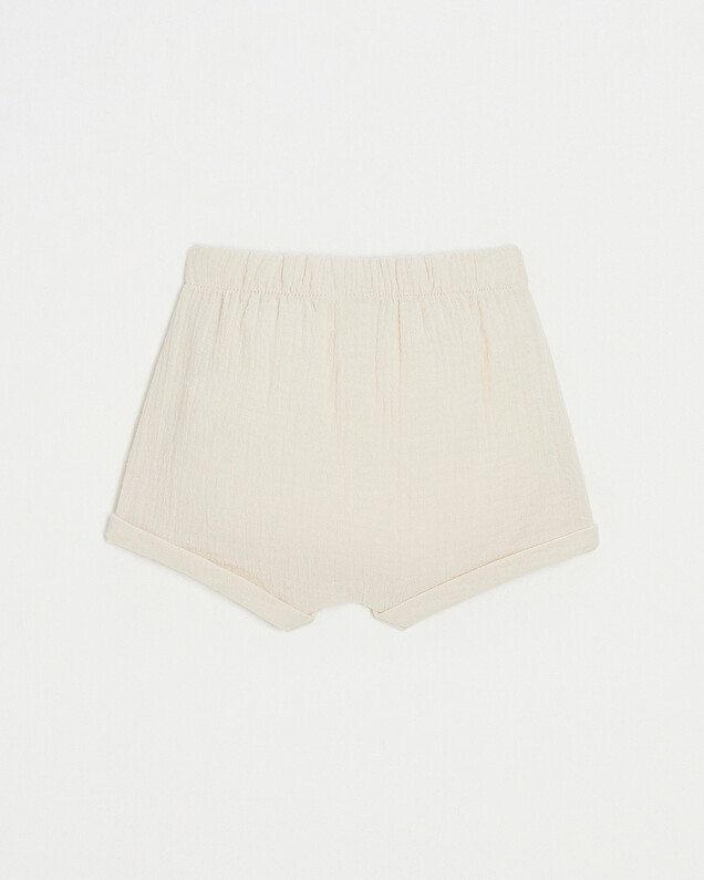 Short en gaze de coton Coloris beige Natalys