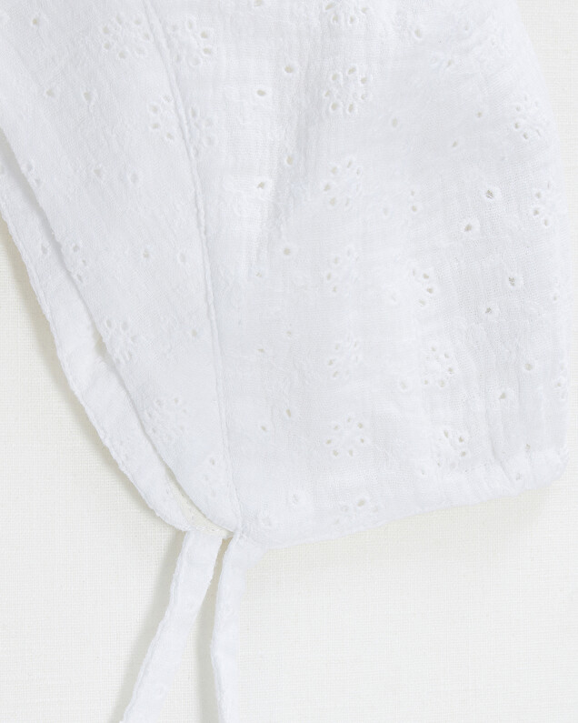 Béguin en broderie anglaise Coloris écru Natalys