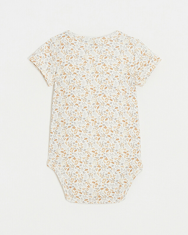 Body manches courtes Imprimé fleurs Natalys