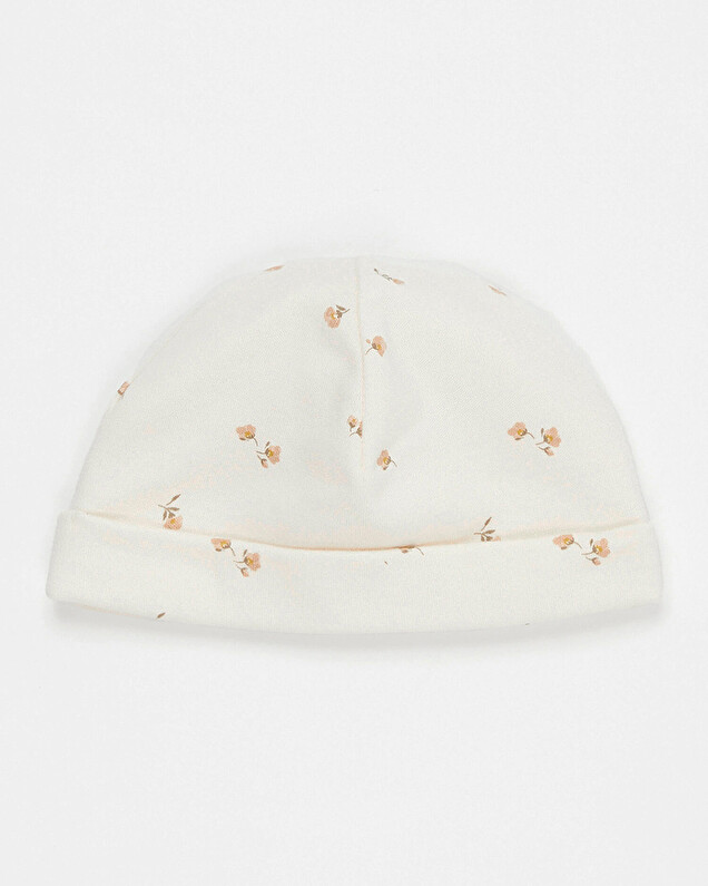Bonnet de naissance Imprimé fleurs Natalys
