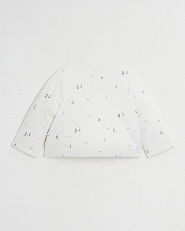 Brassière croisée ouatinée Imprimé bateau Natalys