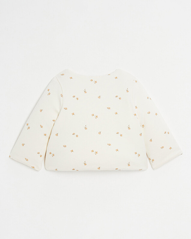 Brassière croisée ouatinée Imprimé fleurs Natalys
