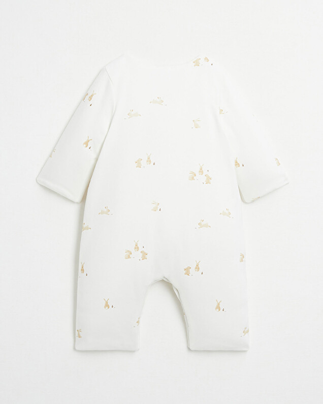 Combinaison longue en coton Imprimé lapins Natalys