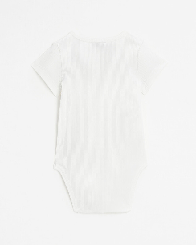 Body croisé brodé Trésor Coloris écru Natalys