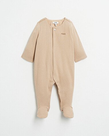 Grenouill&egrave;re brod&eacute;e chaton Coloris camel  Natalys