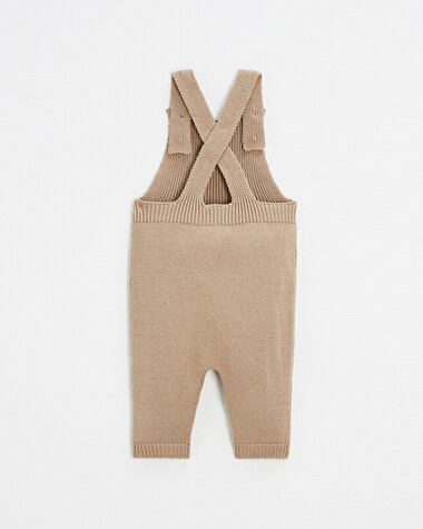 salopette en tricot Coloris camel  Natalys