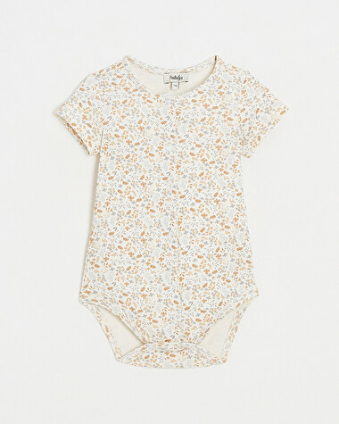 Body manches courtes Imprim&eacute; fleurs  Natalys