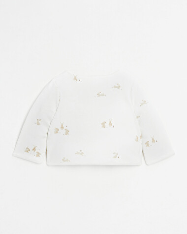 Brassi&egrave;re crois&eacute;e ouatin&eacute;e Imprim&eacute; lapins  Natalys