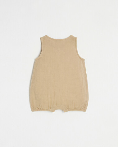 Combinaison en gaze de coton Coloris camel  Natalys