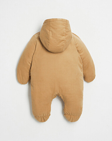 Combi-pilote en velours Coloris camel  Natalys