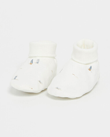 Chaussons en coton Imprim&eacute; bateau  Natalys