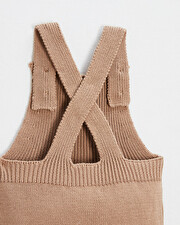 salopette en tricot Coloris camel  Natalys