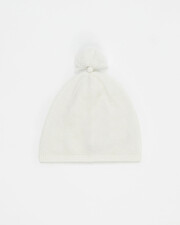 Bonnet en laine Mérinos Coloris écru Natalys
