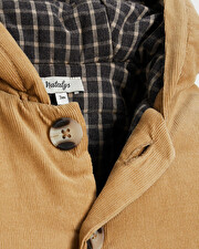 Combi-pilote en velours Coloris camel  Natalys