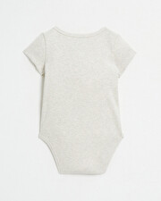 Body croisé brodé Trésor Coloris beige chiné Natalys