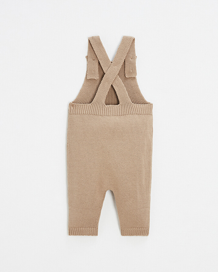 salopette en tricot Coloris camel  Natalys