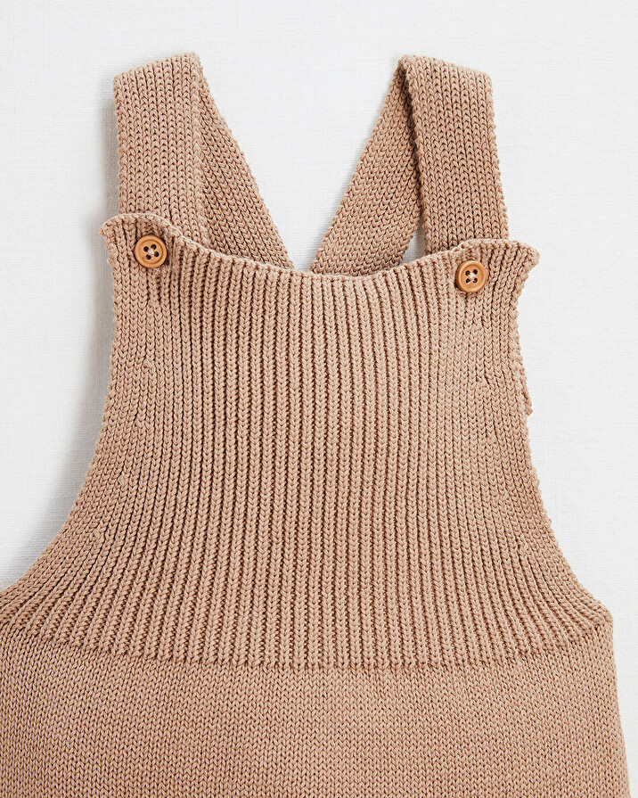 salopette en tricot Coloris camel  Natalys