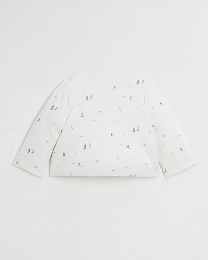 Brassi&egrave;re crois&eacute;e ouatin&eacute;e Imprim&eacute; bateau  Natalys