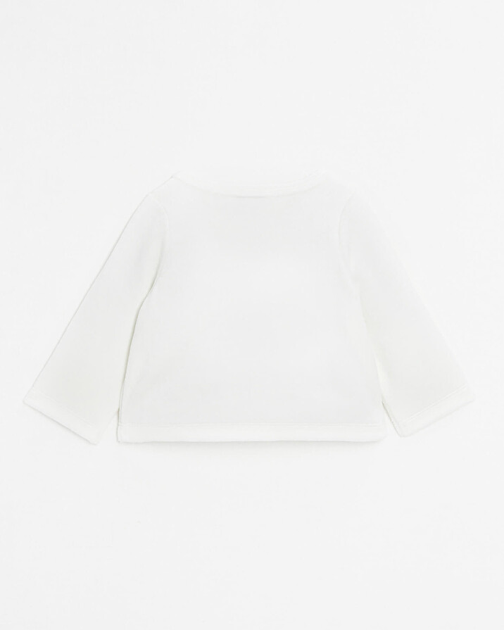 Brassi&egrave;re brod&eacute;e velours Coloris &eacute;cru  Natalys