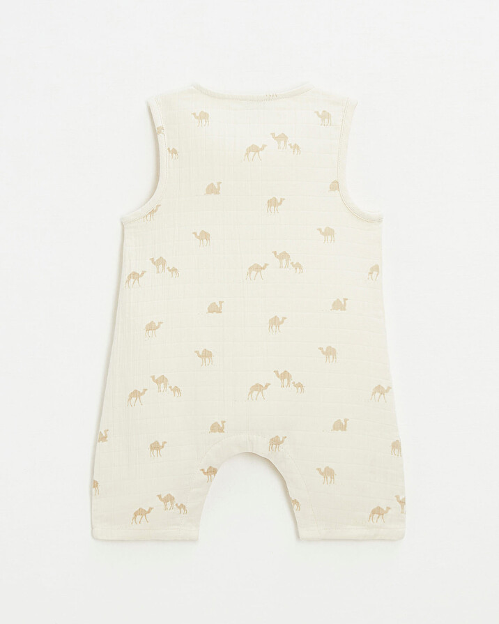 Combinaison longue en gaze de coton Imprimé dromadaires Natalys