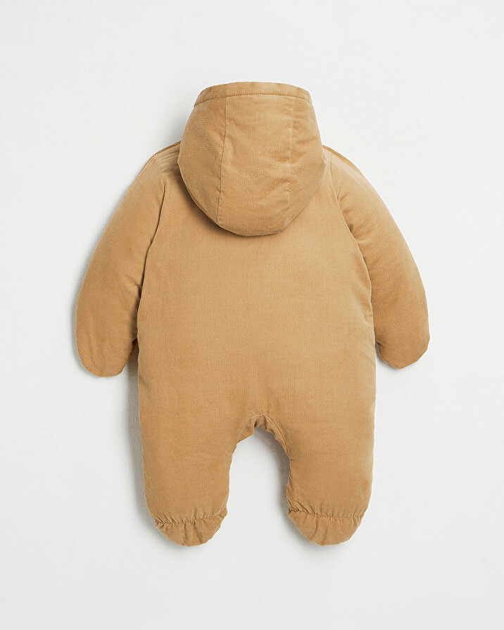 Combi-pilote en velours Coloris camel  Natalys