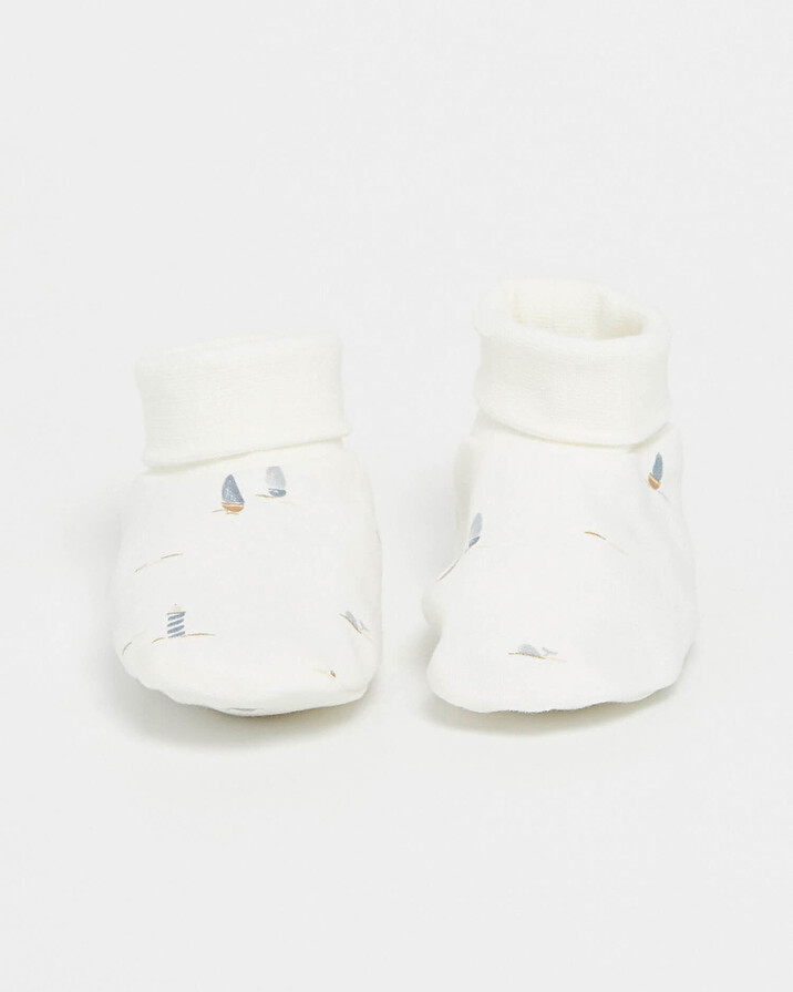 Chaussons en coton Imprimé bateau Natalys