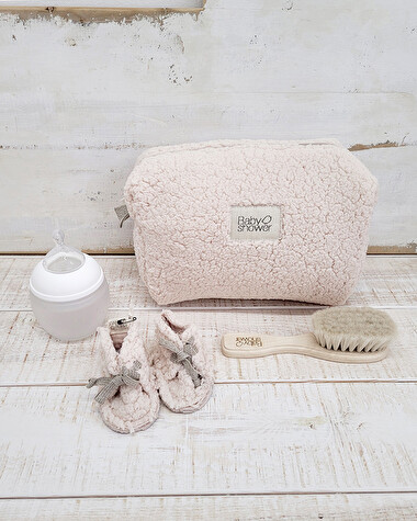 Trousse de toilette Camila Coloris mouton &eacute;cru  Babyshower
