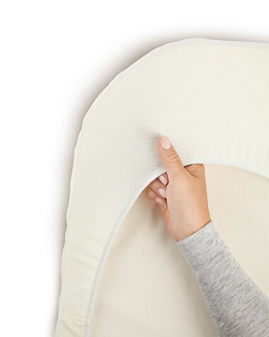 Drap housse berceau Coloris blanc  Babybj&ouml;rn