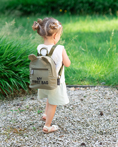 Sac &agrave; dos enfant My First Bag Coloris kaki  Childhome