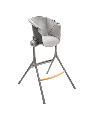 Coussin d'assise junior pour chaise haut... Coloris gris  B&eacute;aba