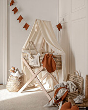 Ciel de lit Dreamy canopy Coloris ivory powder  Babyshower