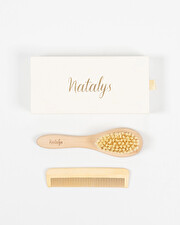 Brosse et peigne Coffret de naissance Natalys