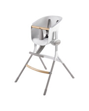 Chaise haute &eacute;volutive Up&Down Coloris blanc/gris  B&eacute;aba
