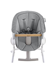 Coussin d'assise chaise haute Up&Down Coloris gris  B&eacute;aba