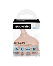 Lot de 2 tétines Zerø.Zerø Débit moyen Suavinex