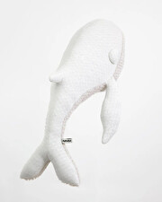 Peluche baleine 83 cm Coloris albino  Bigstuffed