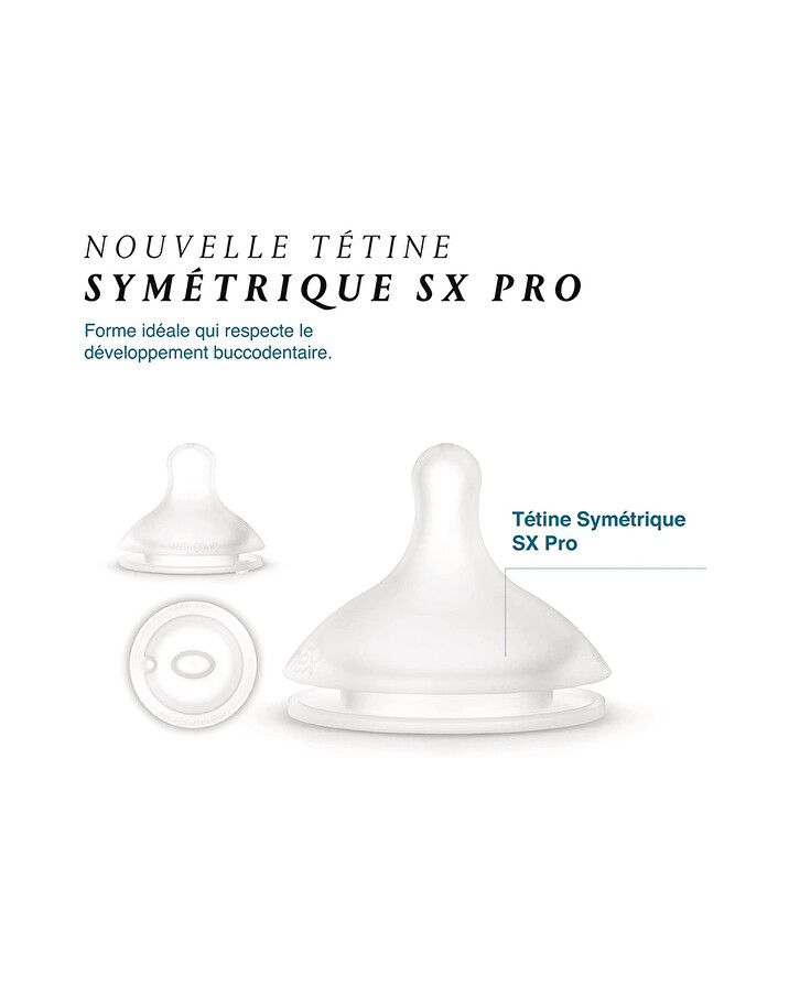 Lot de 2 tétines symétriques SX Pro Débit M Suavinex