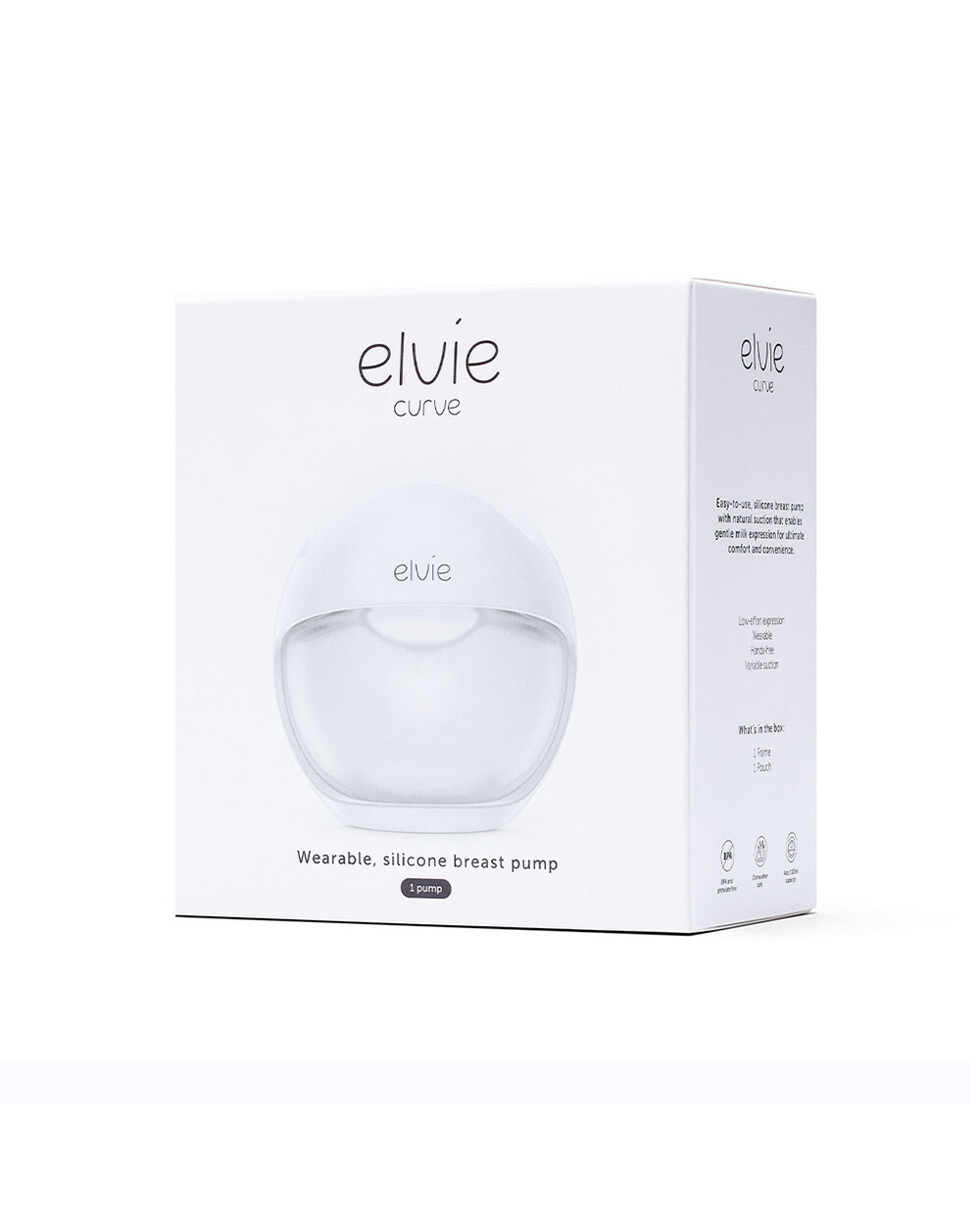 Tire-lait manuel Elvie Curve En silicone Elvie