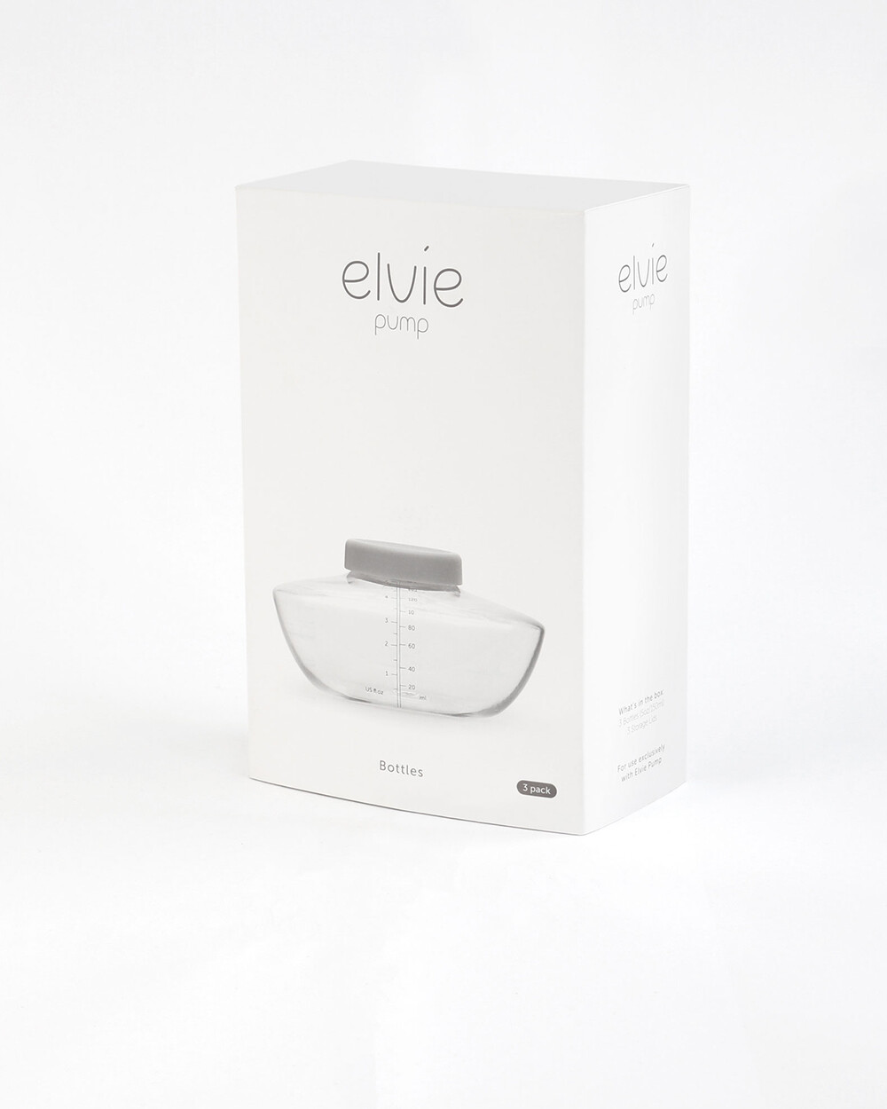 Lot de 3 bouteilles réutilisables Pour Elvie Pump Elvie