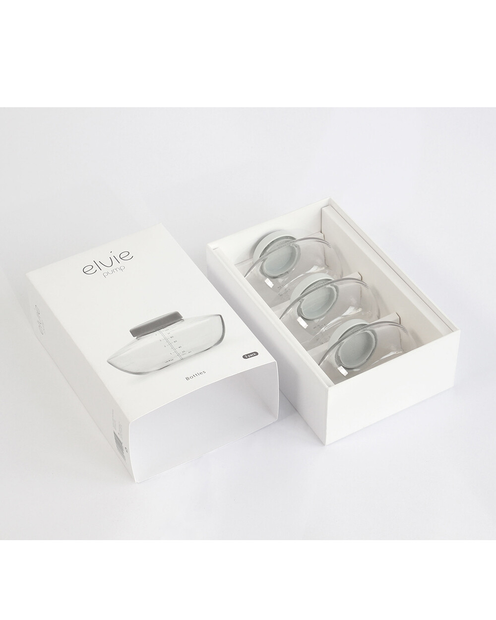 Lot de 3 bouteilles réutilisables Pour Elvie Pump Elvie