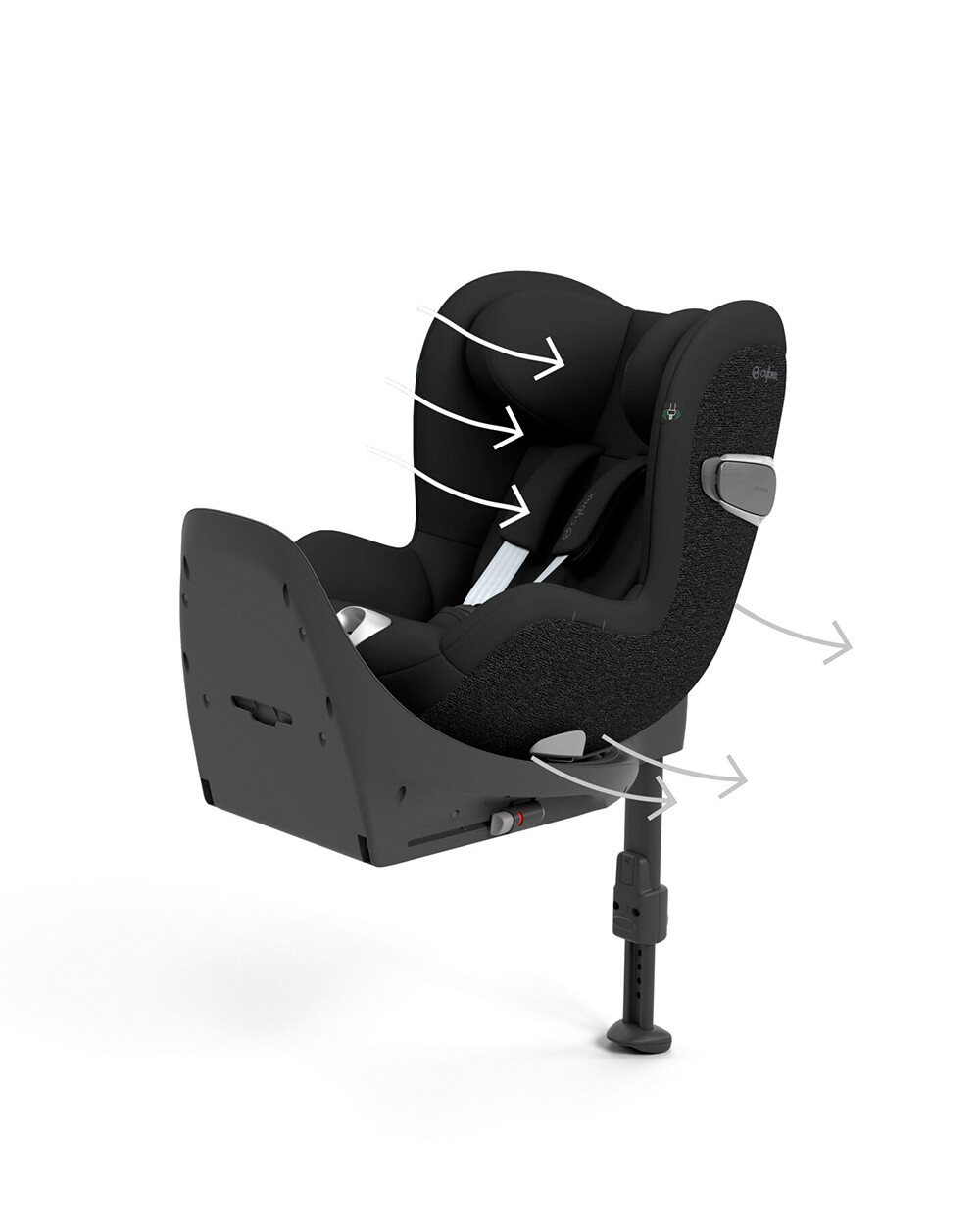 Si&egrave;ge auto Sirona T i-Size Coloris sepia black  Cybex