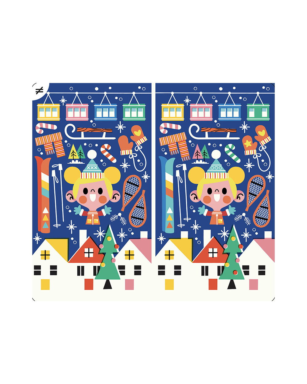 Ma pochette de jeux 20 jeux de No&euml;l  Auzou