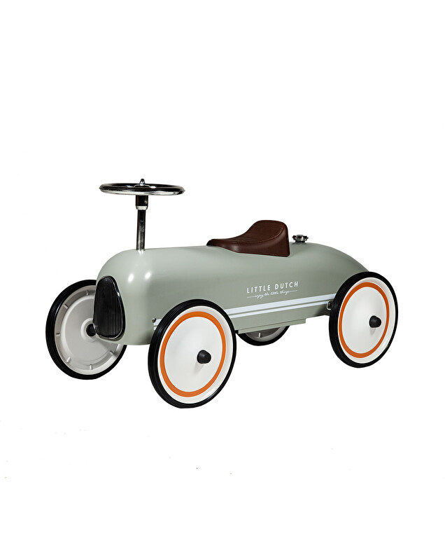 Porteur voiture rétro Coloris olive Little Dutch