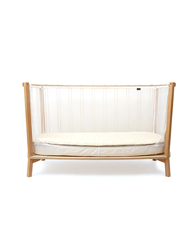 Lit bébé évolutif Kimi 60x120 cm Coloris hazelnut Charlie Crane