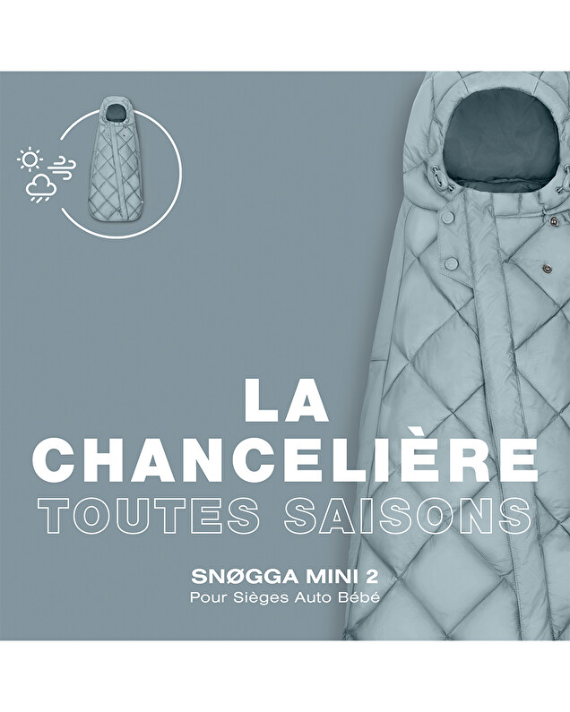 Chancelière Snogga Mini 2 Coloris moon black Cybex