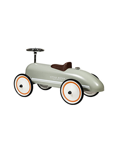 Porteur voiture r&eacute;tro Coloris olive  Little Dutch