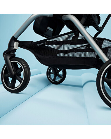 Poussette Eezy S Twist+2 Ch&acirc;ssis noir coloris magic black  Cybex