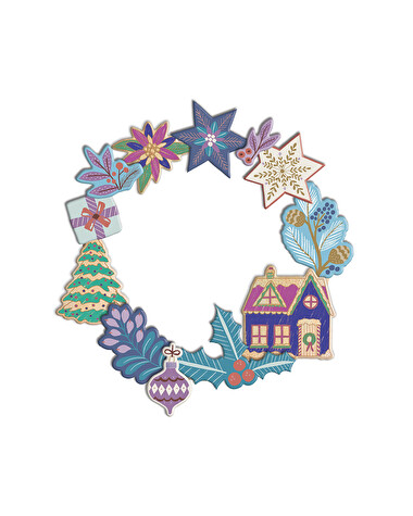 Mon atelier d&eacute;co Ma superbe couronne de No&euml;l  Auzou