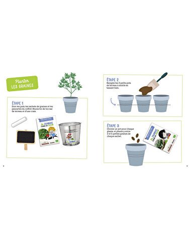 Mon premier coffret Je jardine comme un grand  Auzou